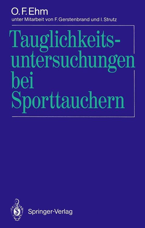 Produktbild: Tauglichkeitsuntersuchungen bei Sporttauchern