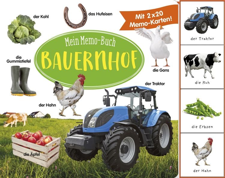 Produktbild: Mein Memo-Buch Bauernhof