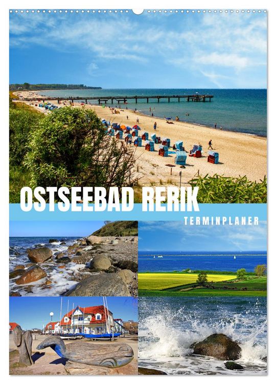 Produktbild: Ostseebad Rerik - Terminplaner (Wandkalender 2026 DIN A2 hoch), CALVENDO Monatskalender