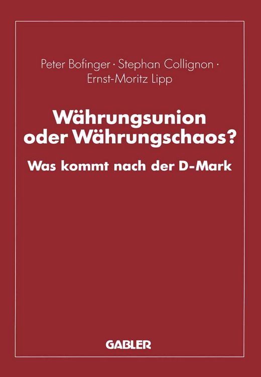 Produktbild: W&auml;hrungsunion oder W&auml;hrungschaos?