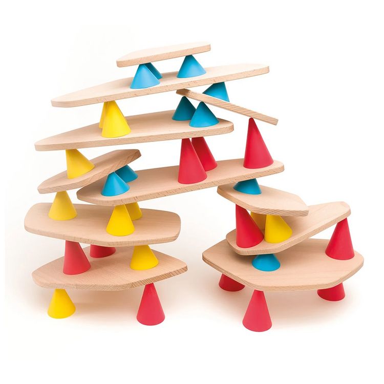 Produktbild: OPPI TOYS - Piks Stapelspielzeug Set medium