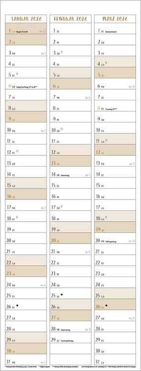 Produktbild: Foto-Malen-Basteln Familientimer gold 2027
