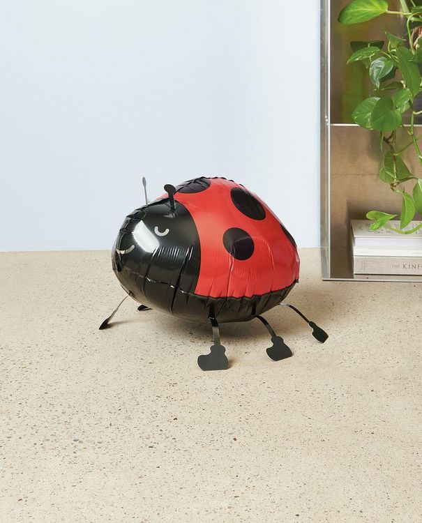 Produktbild: Folienballon Airwalker, Marienk&auml;fer, 1 ballon + 14-DIY pcs, 36 x 24 x 29 cm