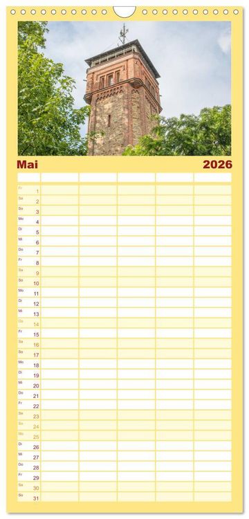 Produktbild: Familienplaner 2026 - Historisches Hameln mit 5 Spalten (Wandkalender, 21 x 45 cm) CALVENDO