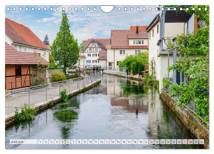 Produktbild: Ehingen Impressionen (Wandkalender 2026 DIN A4 quer), CALVENDO Monatskalender