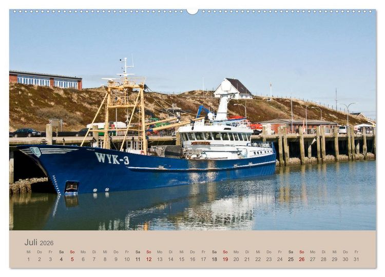 Produktbild: Sylt-Momente (hochwertiger Premium Wandkalender 2026 DIN A2 quer), Kunstdruck in Hochglanz