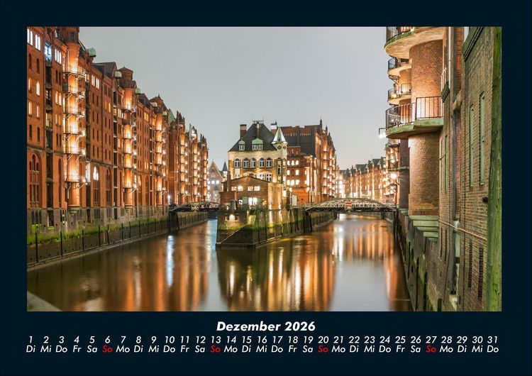 Produktbild: Hamburg 2026 Fotokalender DIN A4