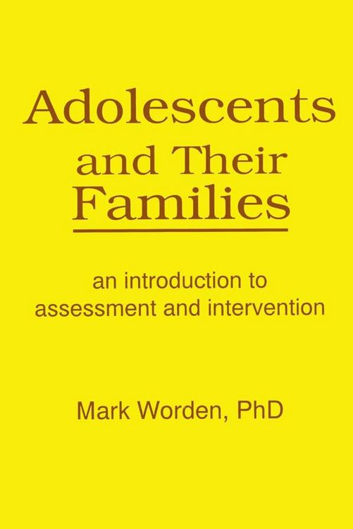 Produktbild: Adolescents and Their Families
