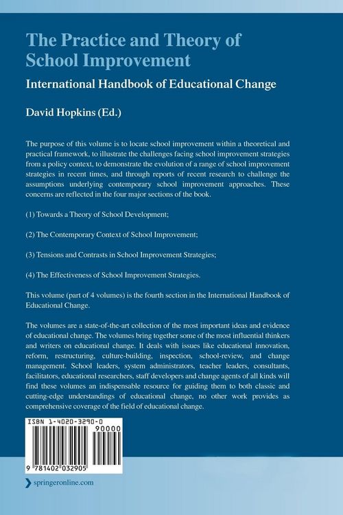 Produktbild: The Practice and Theory of School Improvement