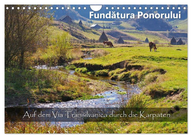 Produktbild: Fundatura Ponorului - Auf dem Via Transilvanica durch die Karpaten (Wandkalender 2027 DIN A4 quer), CALVENDO Monatskalender