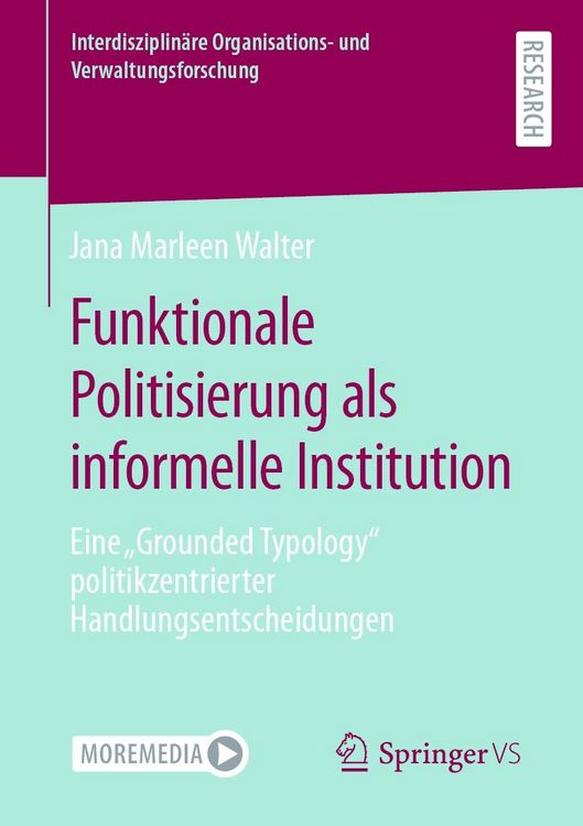 Produktbild: Funktionale Politisierung als informelle Institution