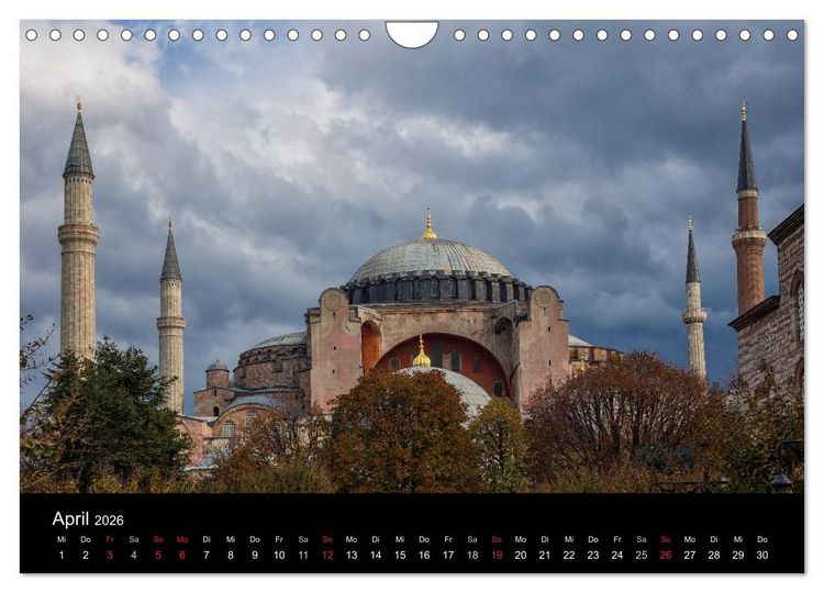 Produktbild: Unterwegs in Istanbul (Wandkalender 2026 DIN A4 quer), CALVENDO Monatskalender