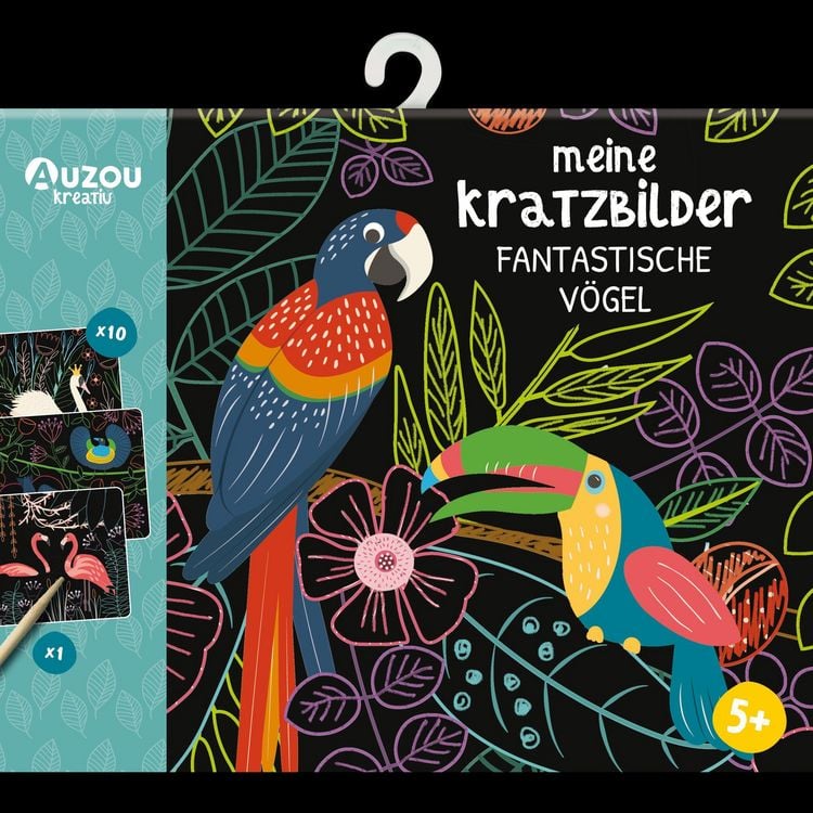Produktbild: Auzou Meine Kratzbilder - Fantastische V&ouml;gel