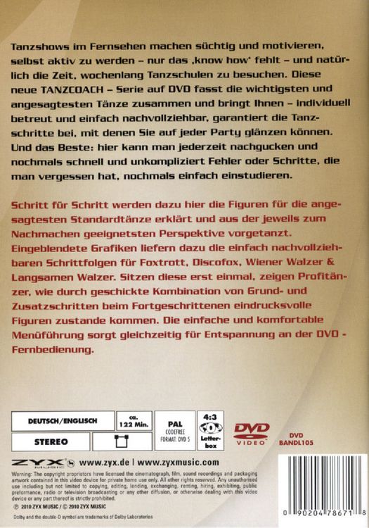 Produktbild: Der Tanzcoach - Fox, Discofox & Walzer [2 DVDs]
