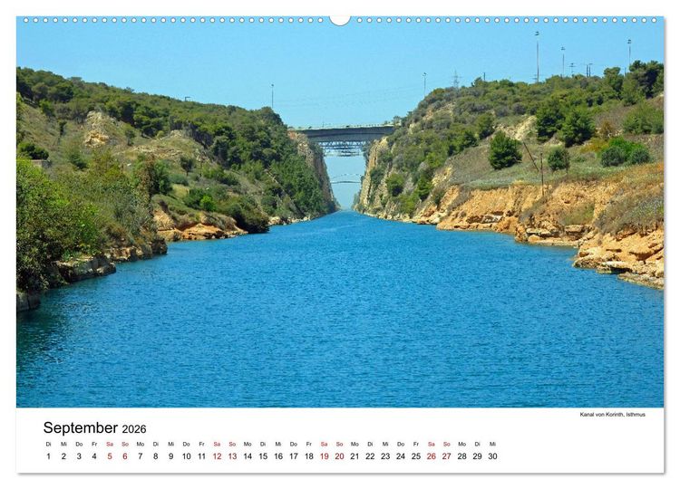 Produktbild: Reise nach Athen (hochwertiger Premium Wandkalender 2026 DIN A2 quer), Kunstdruck in Hochglanz
