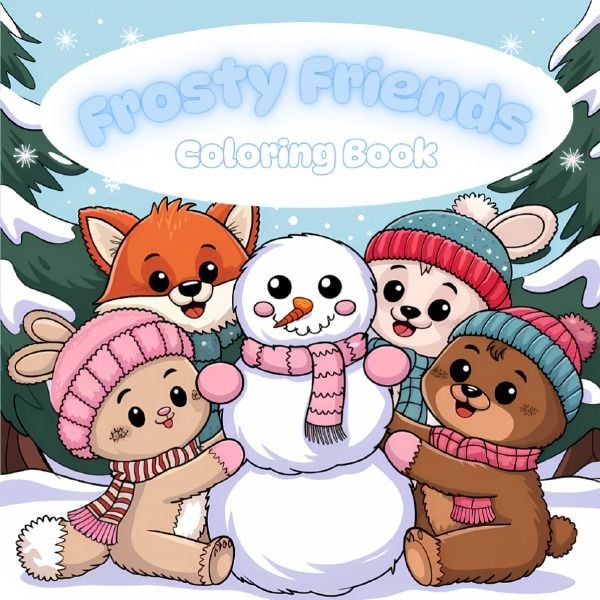 Produktbild: Frosty Friends coloring book - cute and easy