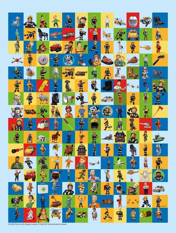 Produktbild: Feuerwehrmann Sam: 1001 Sticker: Stickern &ndash; R&auml;tseln &ndash; Ausmalen