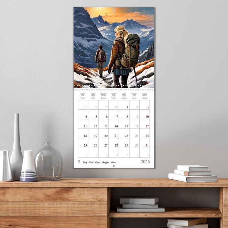 Produktbild: Mountains New Adventure (Wall Calendar 2026 12 &times; 12 Inch) CALVENDO 12 Month Wall Calendar