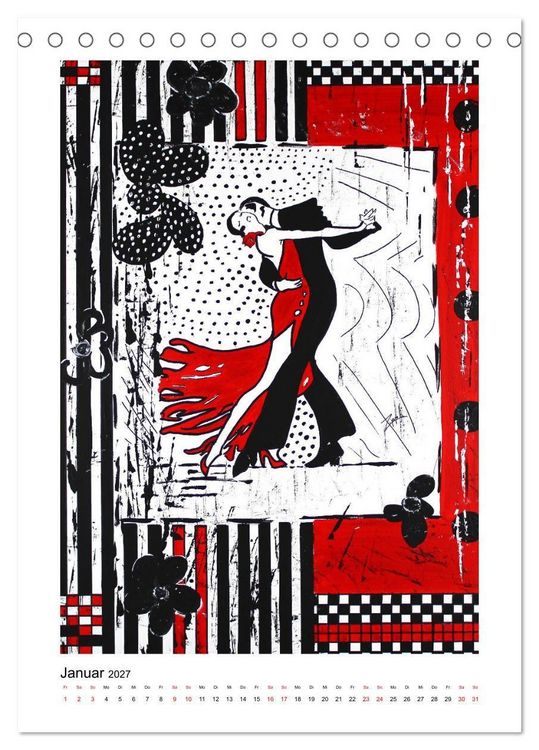 Produktbild: Hommage an die Superstars der Malerei - Atelier Zippo (Tischkalender 2027 DIN A5 hoch), CALVENDO Monatskalender