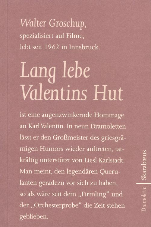 Produktbild: Lang lebe Valentins Hut