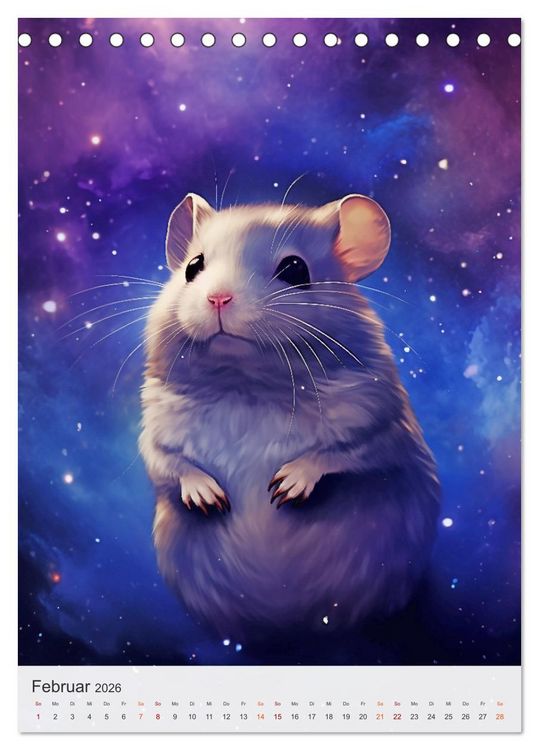 Produktbild: Magische Tierwelt (Tischkalender 2026 DIN A5 hoch), CALVENDO Monatskalender