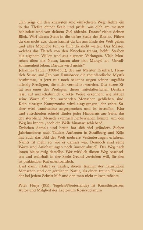 Produktbild: Taulers Weg nach innen