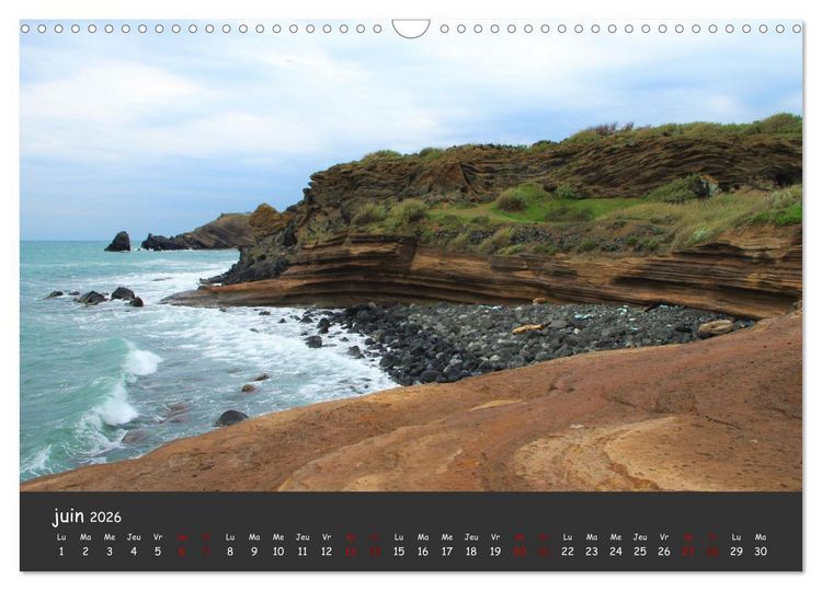 Produktbild: Le Cap d'Agde - Terre volcanique (Calendrier mural 2026 DIN A3 vertical), CALVENDO calendrier mensuel