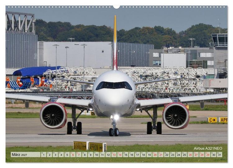 Produktbild: Airliners - Face to Face (Wandkalender 2027 DIN A2 quer), CALVENDO Monatskalender