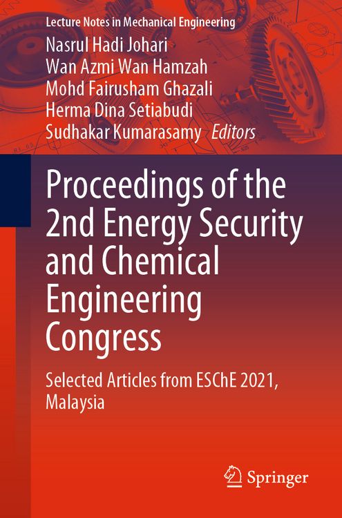 Produktbild: Proceedings of the 2nd Energy Security and Chemical Engineering Congress