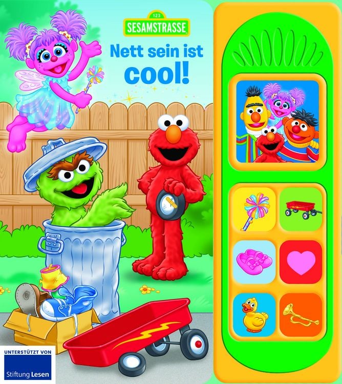 Produktbild: Sesamstra&szlig;e - Nett sein ist cool! - Soundbuch - Pappbilderbuch mit 7 Ger&auml;uschen
