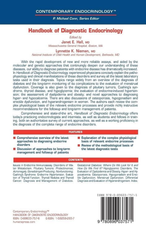 Produktbild: Handbook of Diagnostic Endocrinology