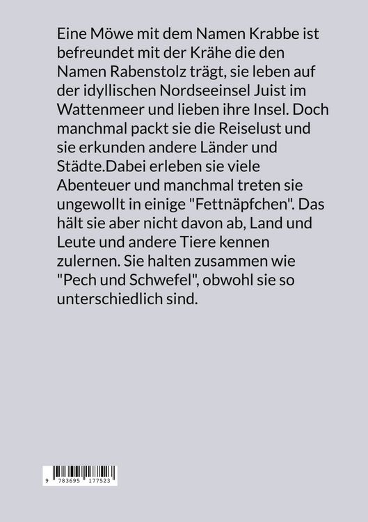 Produktbild: Die M&ouml;we "Krabbe" und die Kr&auml;he "Rabenstolz" auf Reisen Band 1