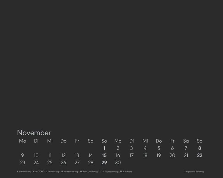 Produktbild: Kreativ-Kalender Tischaufsteller quer schwarz 2026 - Kreativ-Kalender - DIY-Kalender - Kalender zum Basteln - Tischkalender - 20x16