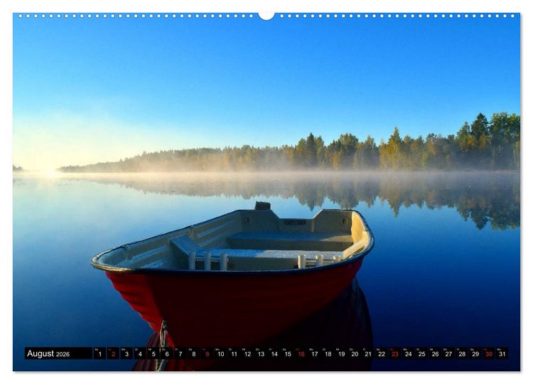 Produktbild: Reiseland Schweden (hochwertiger Premium Wandkalender 2026 DIN A2 quer), Kunstdruck in Hochglanz