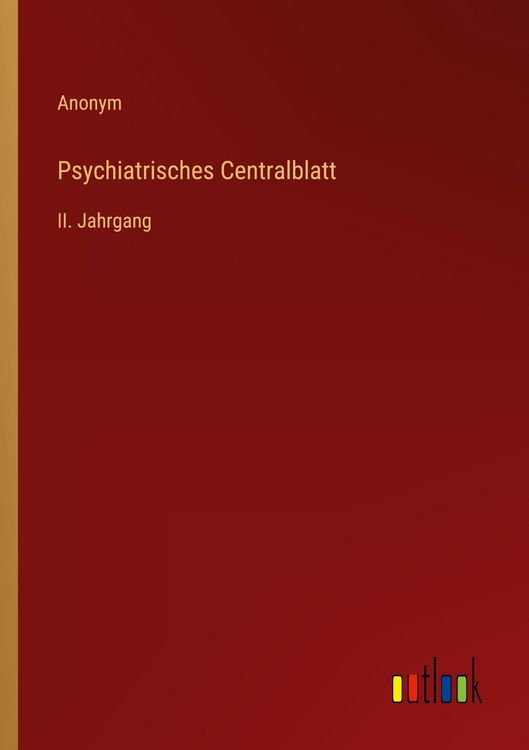 Produktbild: Psychiatrisches Centralblatt