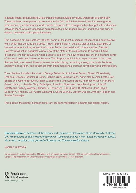 Produktbild: The New Imperial Histories Reader