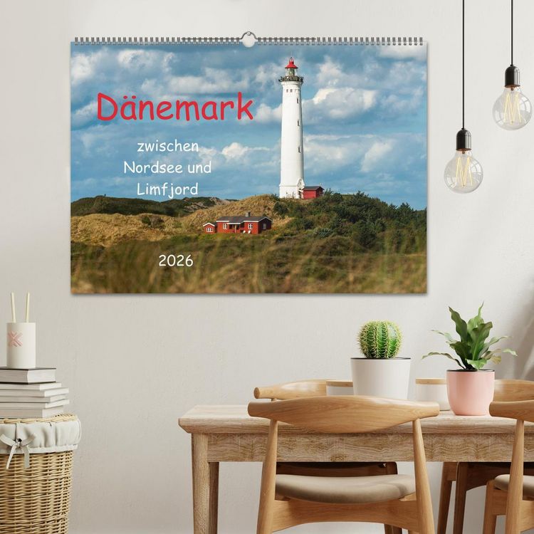 Produktbild: D&auml;nemark zwischen Nordsee und Limfjord (Wandkalender 2026 DIN A2 quer), CALVENDO Monatskalender