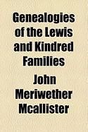 Produktbild: Genealogies of the Lewis and Kindred Families