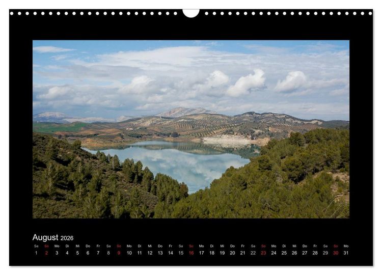 Produktbild: Landschaften Andalusiens (Wandkalender 2026 DIN A3 quer), CALVENDO Monatskalender