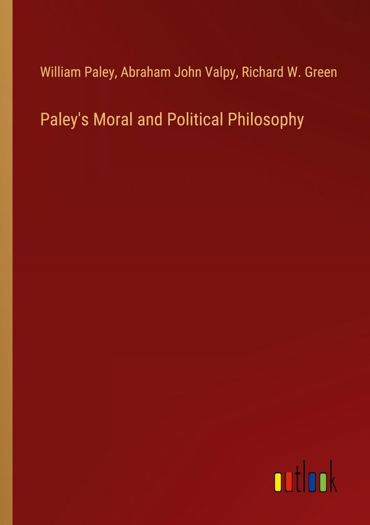 Produktbild: Paley's Moral and Political Philosophy