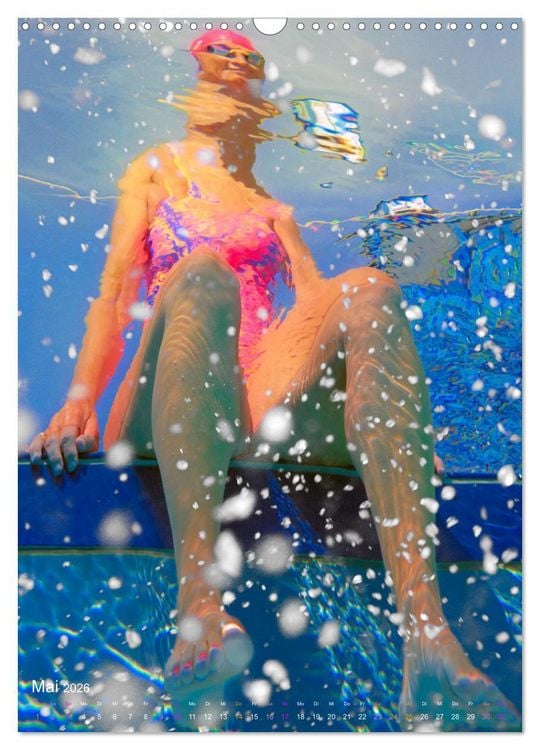 Produktbild: SWIMPOPLOVE (Wandkalender 2026 DIN A3 hoch), CALVENDO Monatskalender