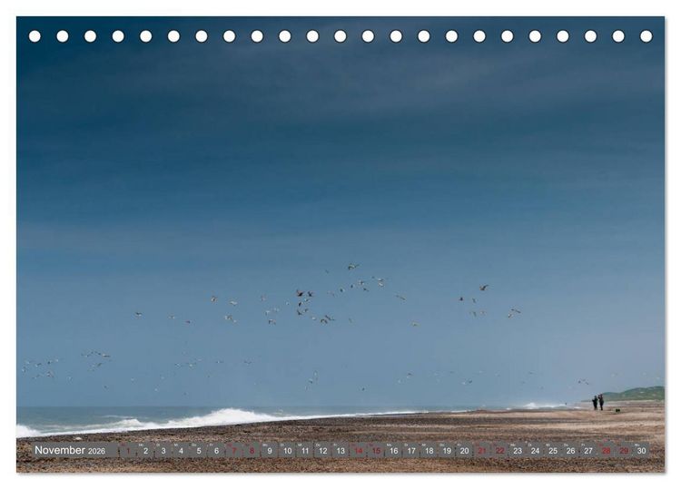 Produktbild: D&auml;nemark - Die wundersch&ouml;ne Westk&uuml;ste (Tischkalender 2026 DIN A5 quer), CALVENDO Monatskalender