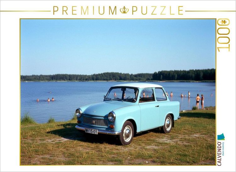Produktbild: CALVENDO Puzzle Trabant am See | 1000 Teile Lege-Gr&ouml;&szlig;e 64x48cm Foto-Puzzle f&uuml;r gl&uuml;ckliche Stunden