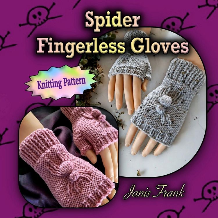 Produktbild: Spider Fingerless Gloves