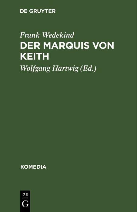 Produktbild: Der Marquis von Keith