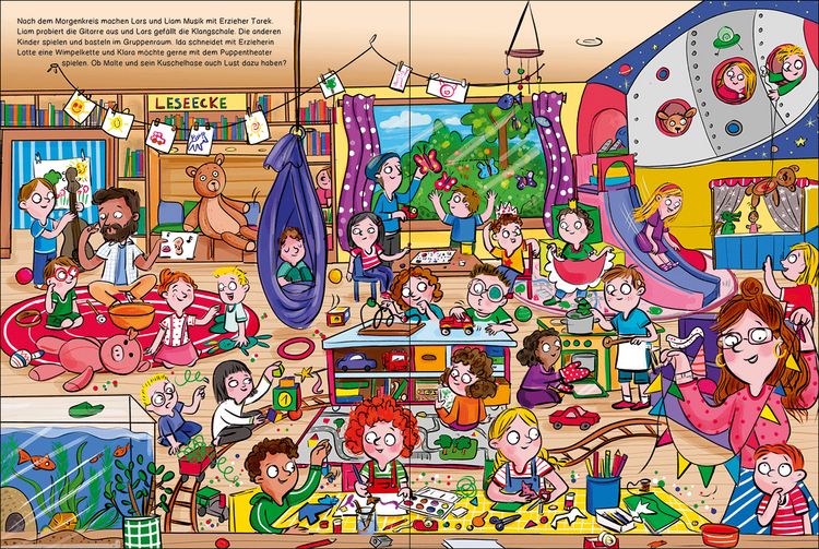 Produktbild: Mein sch&ouml;nstes Kindergarten-Wimmelbuch