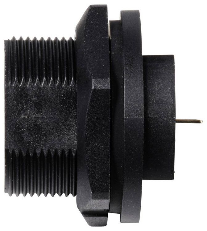 Produktbild: USB 2.0-Buchse f&uuml;r die r&uuml;ckseitige Montage (Gewinde) TC-E13T-FU2-PPF TC-13543552 TRU COMPONENTS Inhalt: 1 St.