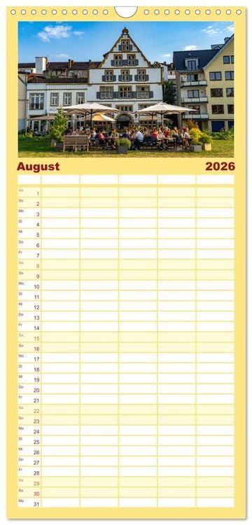 Produktbild: Familienplaner 2026 - Ostwestfalen - Paderborn mit 5 Spalten (Wandkalender, 21 x 45 cm) CALVENDO