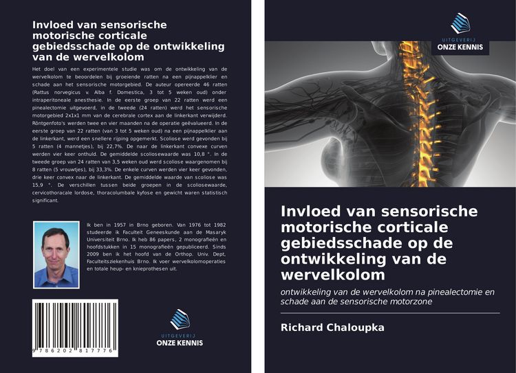 Produktbild: Invloed van sensorische motorische corticale gebiedsschade op de ontwikkeling van de wervelkolom