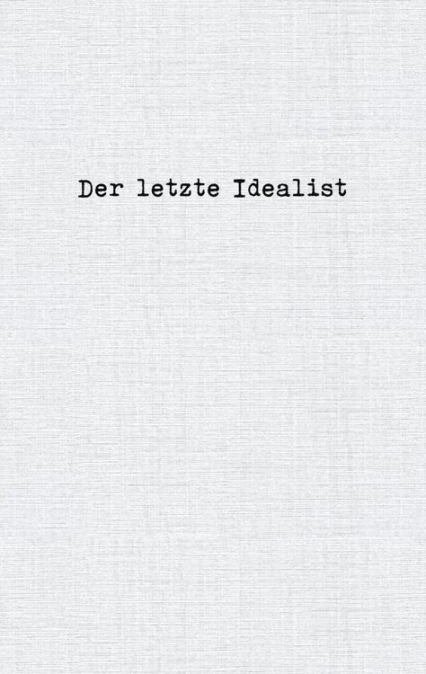 Produktbild: Der letzte Idealist